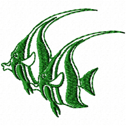 Fishes Embroidery Design 7 Fishes Embroidery Design 7